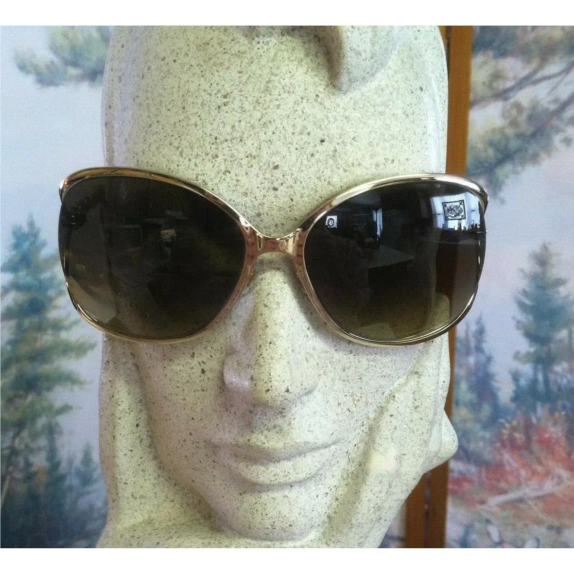 Gucci 4250/S Oversized Gold White Sunglasses