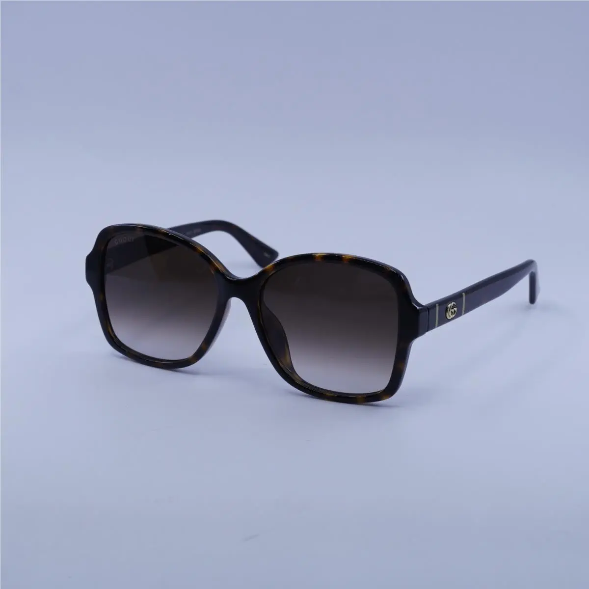 GG0765SA 003 Dark Havana/brown Gradient 57-16-145 Sunglasses by Gucci