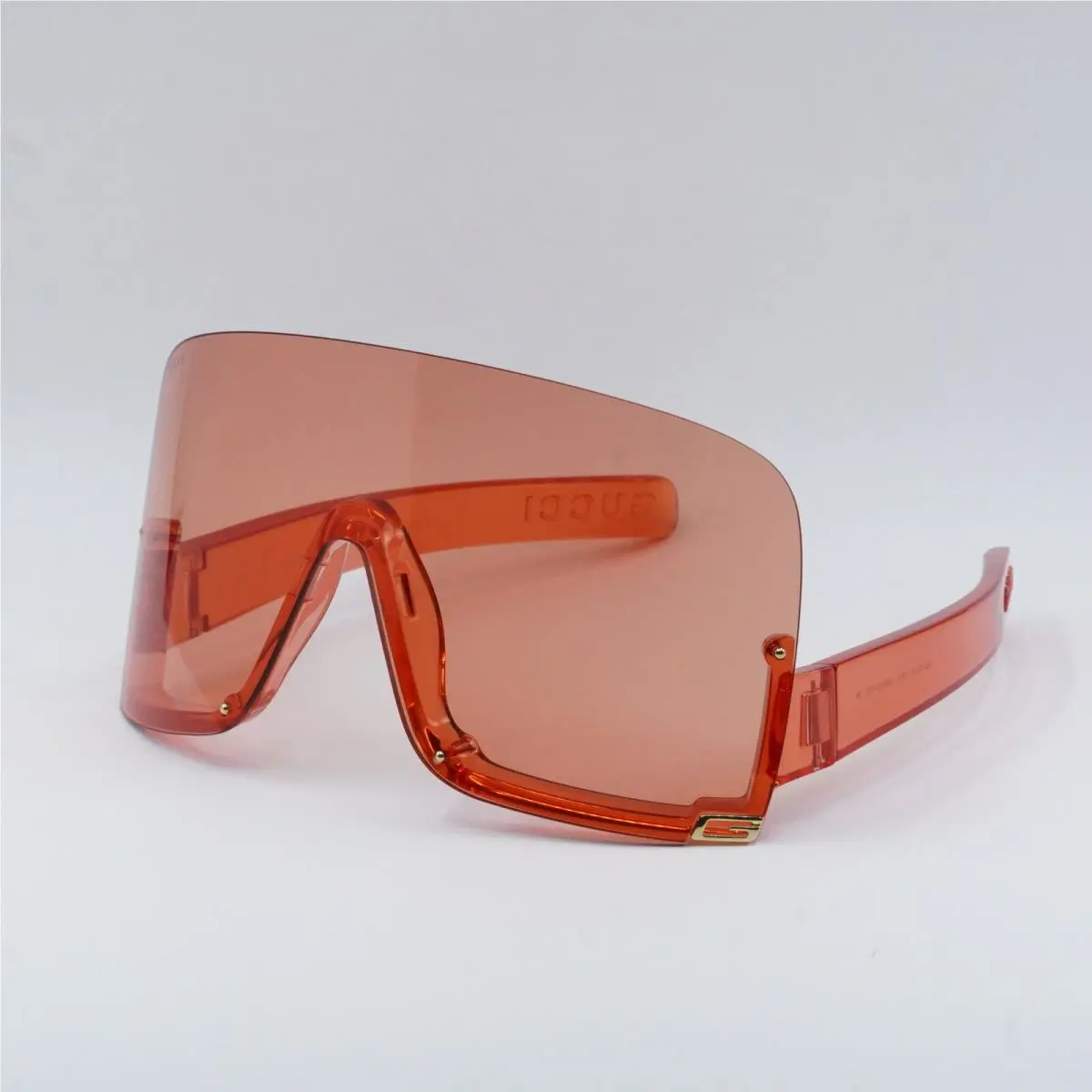 Gucci GG1631S 001 Transparent Red/light Red 99-1-115 Sunglasses