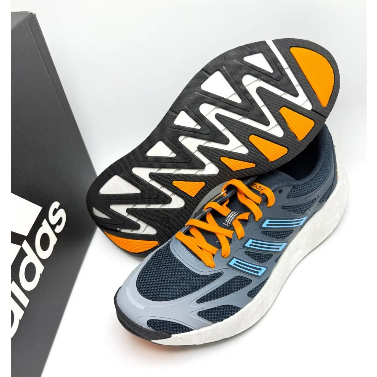 Adidas shoes - adidas Adizero - Adizero - JH8117 - Aurora Ink/Grey/Sky Rush 12