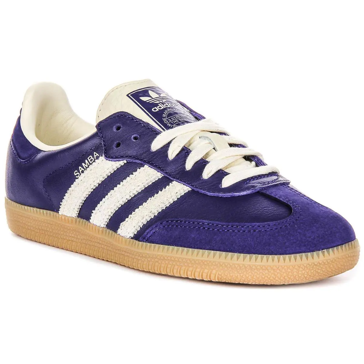 Adidas Samba OG W Retro 70s Leather Womens Sneaker in Purple US 5 - 9