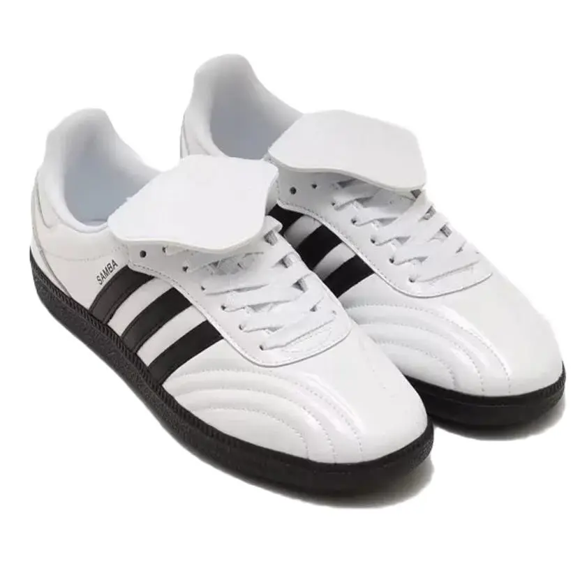 Adidas Women`s Samba Long Tongue Lifestyle Shoe White/core Black JI2706 j - White/Core Black