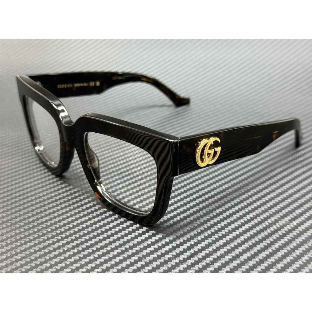 GG1549O 002 Brown Havana Women`s Medium 52 mm Eyeglasses by Gucci