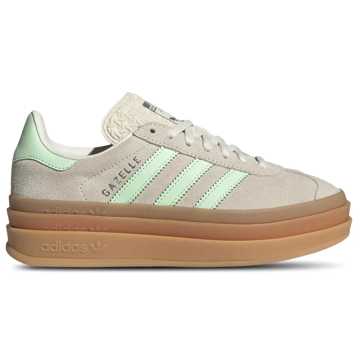 JQ7410 Youth Adidas Gazelle Bold J - Wonwhi/Segrsp/Crewht