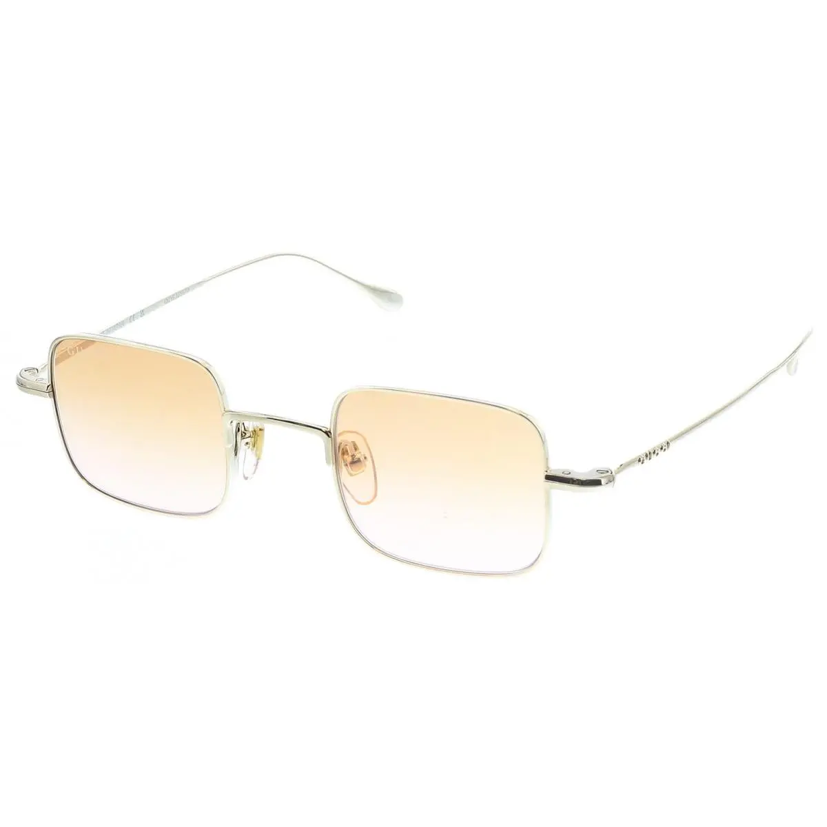 Gucci GG1813S-004 Gold Square Unisex Sunglasses - Gold, Frame: Gold, Lens: Orange