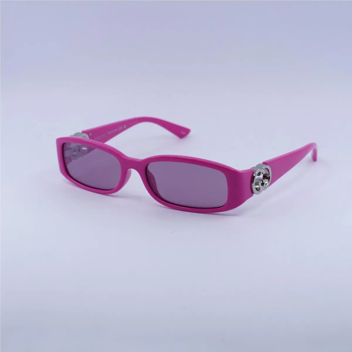 Gucci GG1661S 004 Fuchsia/pink with Silver Inner Mirror 54-16-135 Sunglasses