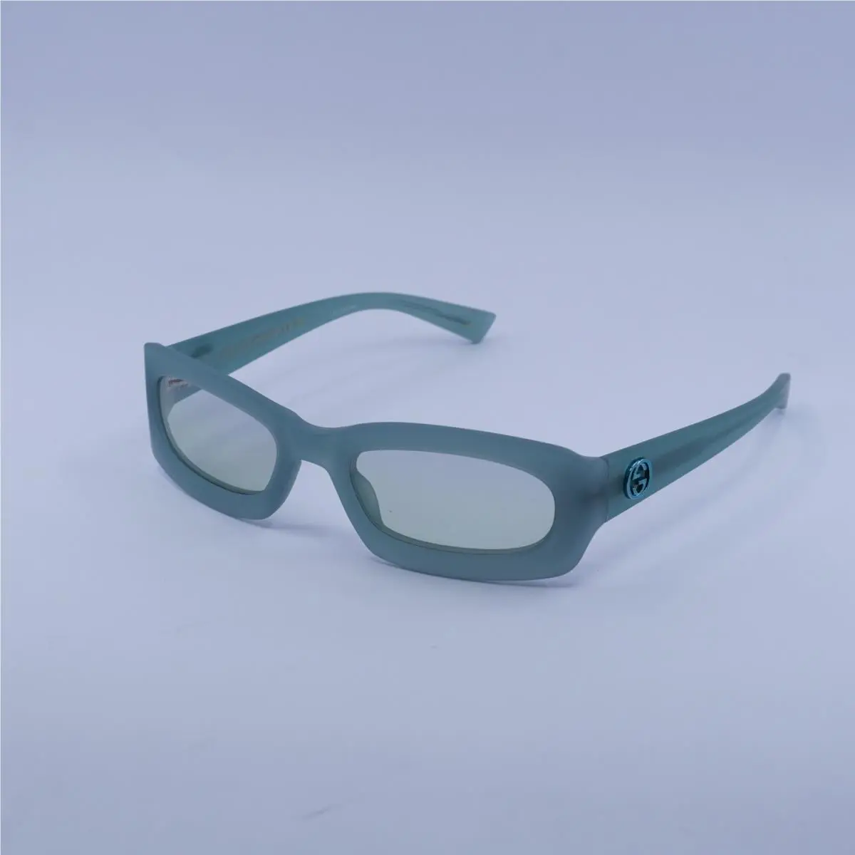 GG1786S 005 Matte Milky Light Green/light Blue to Light Green Gradient by Gucci