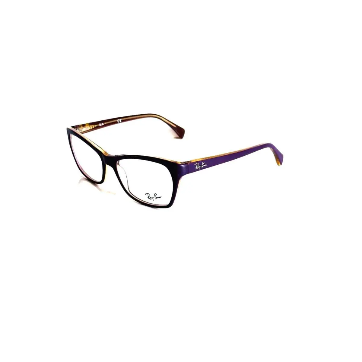 Rayban Eyeglasses RX5298-2012 Dark Havana 53-17-135 - Frame: Dark Havana, Lens: Demo Lens