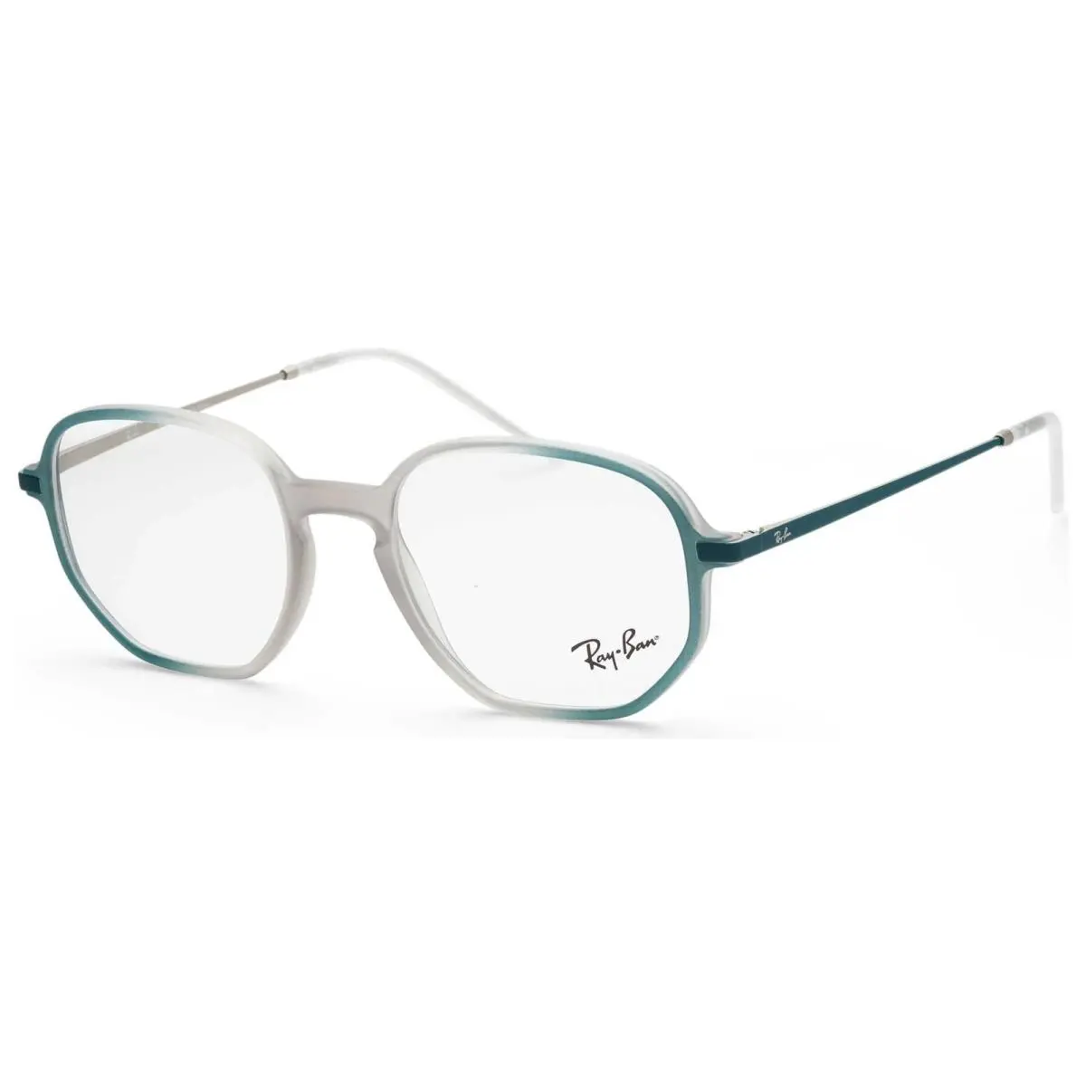 Rayban Unisex Eyeglasses RX7152-5790 Transparent Green 52-19-145