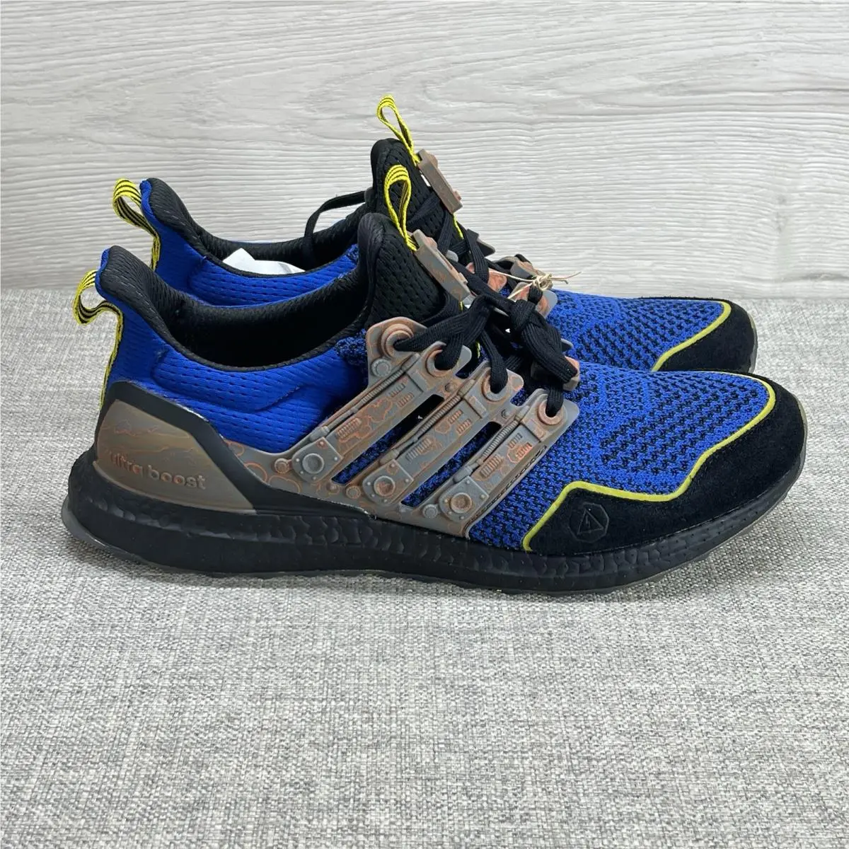 Adidas shoes - adidas UltraBoost 1.0 - UltraBoost - JQ0713 - Royal Blue/Iron Metallic/Black/Yellow 1
