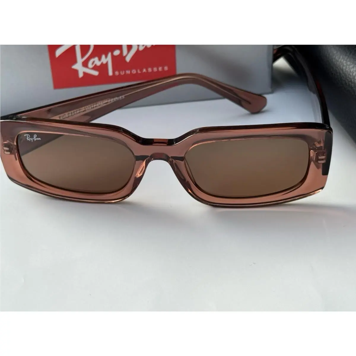 Ray-ban RB4395 667873 Kiliane Bio Based Polished Brown Sunglasses 54mm