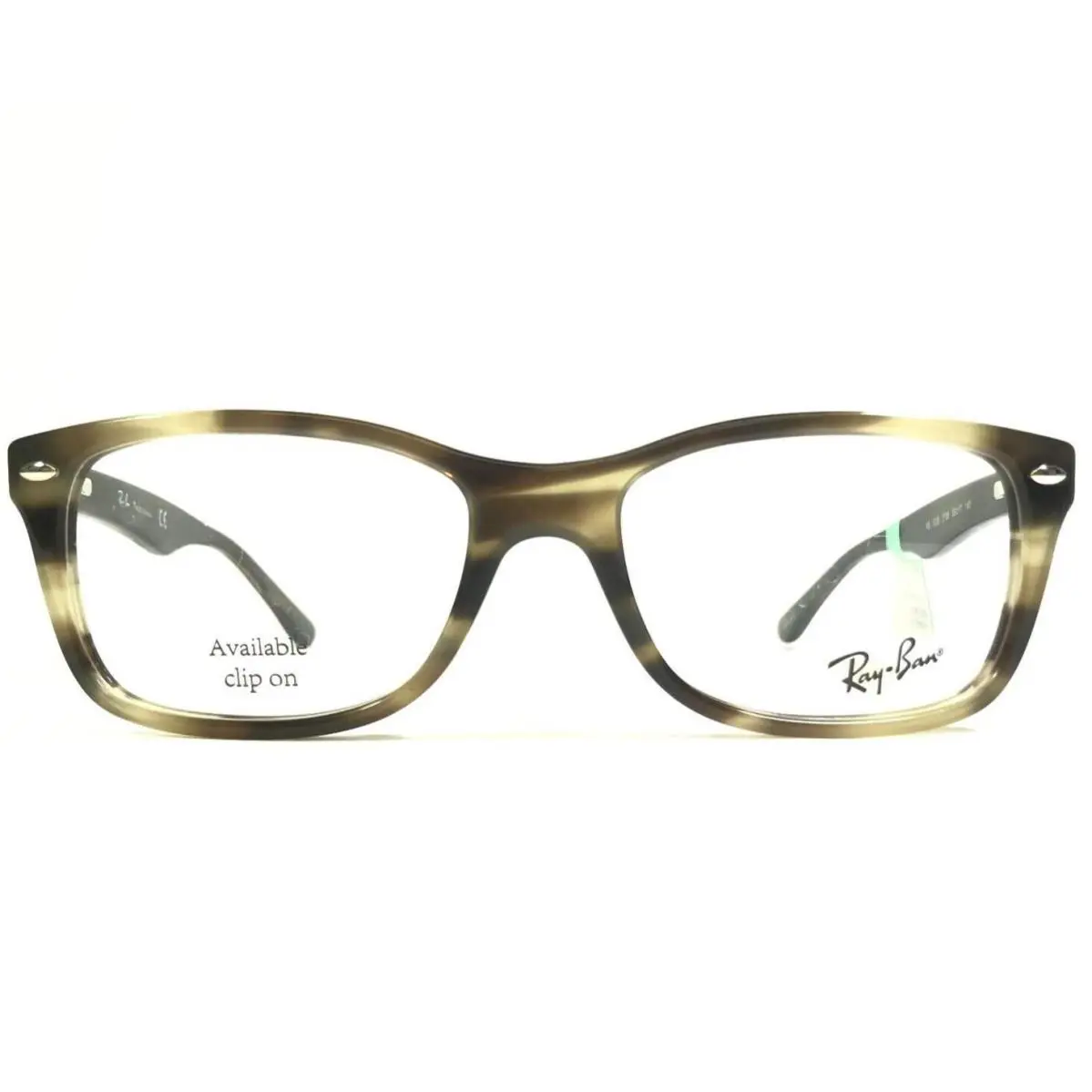 Rayban Unisex Eyeglasses RX5228-5798 Havana Green 53-17-140