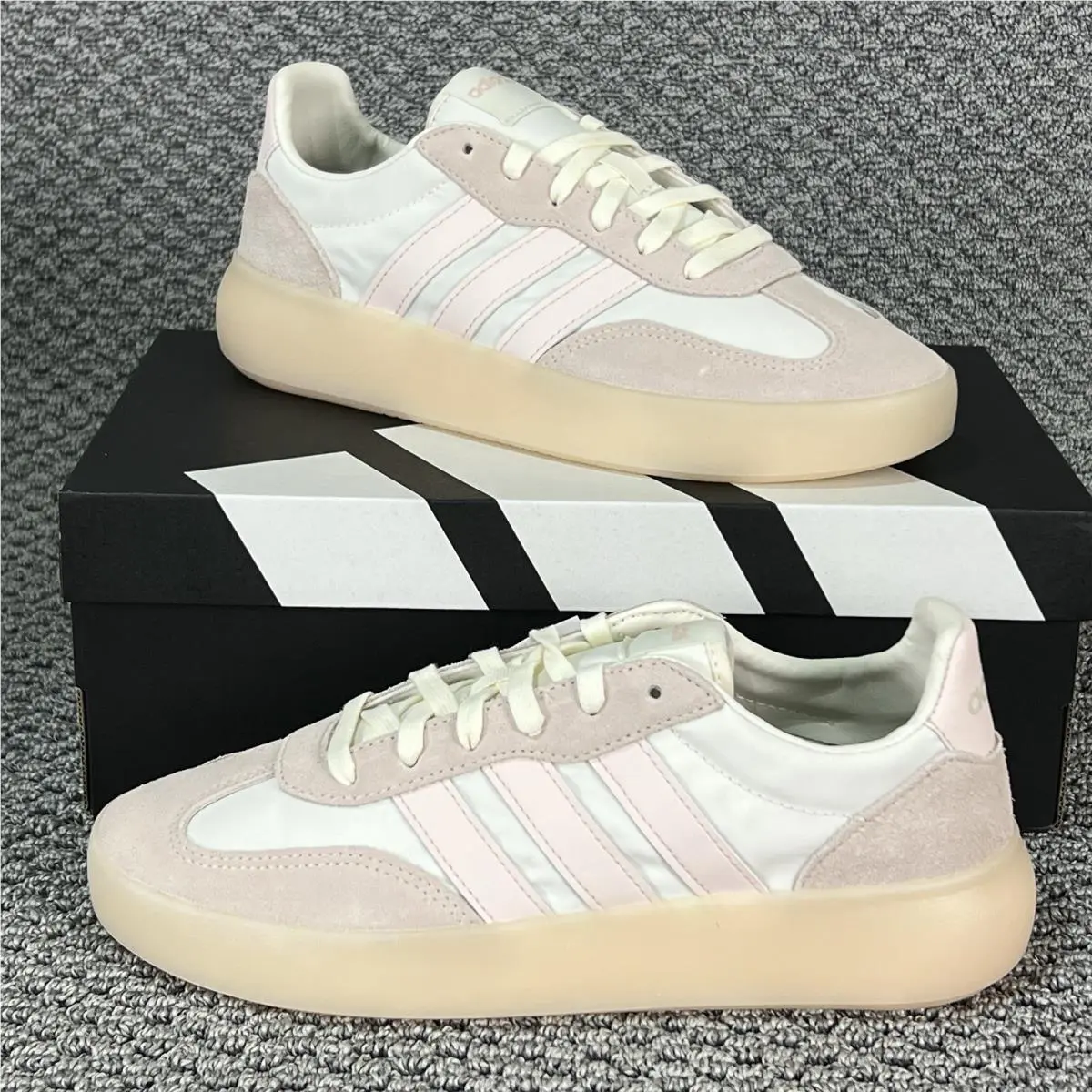 Adidas Women`s Tennis Shoes Size 8 Pink Wonder Quartz Off White Barreda Decode