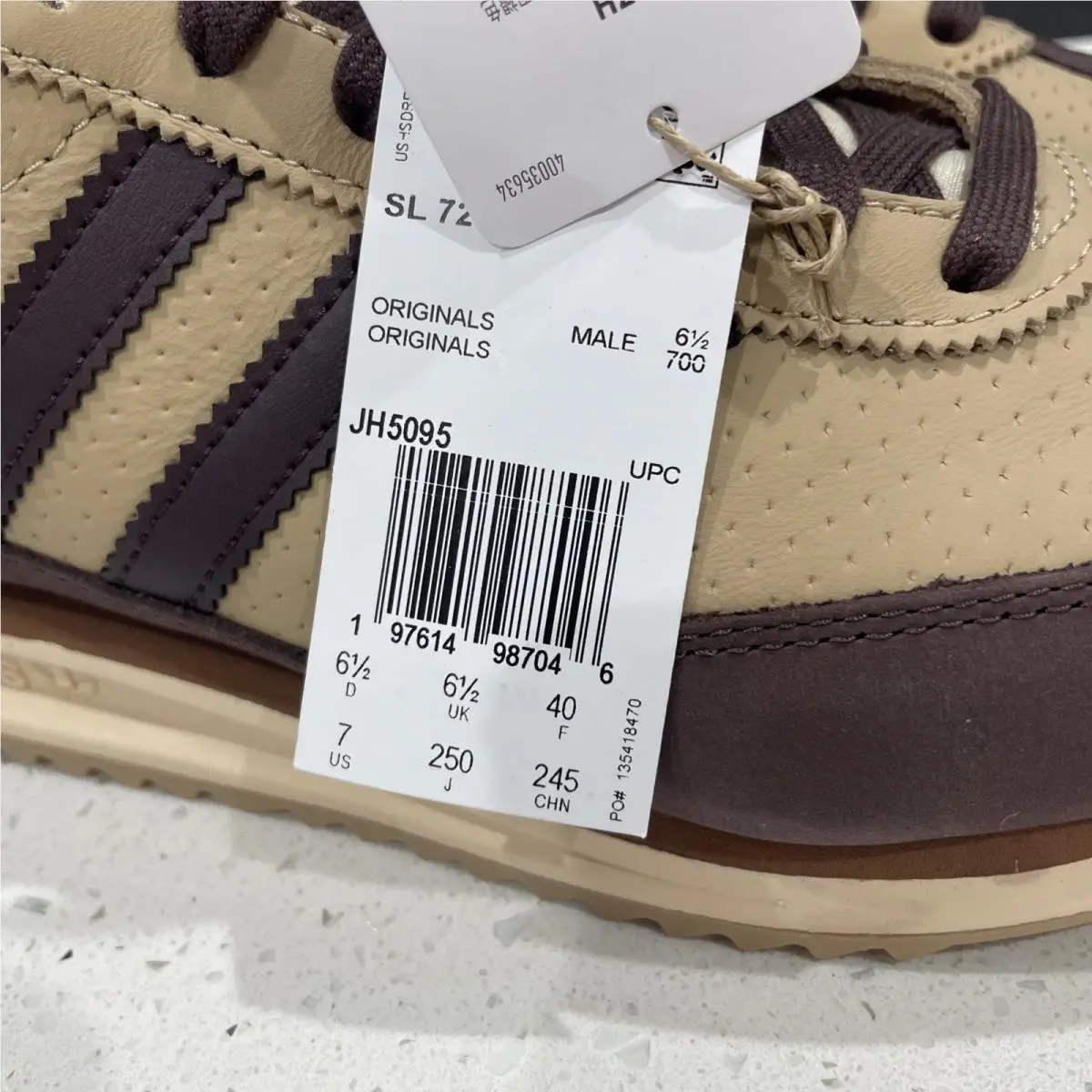 Adidas shoes - adidas SL 72 - JH5095 - Brown (UPC: 197614987046) 1