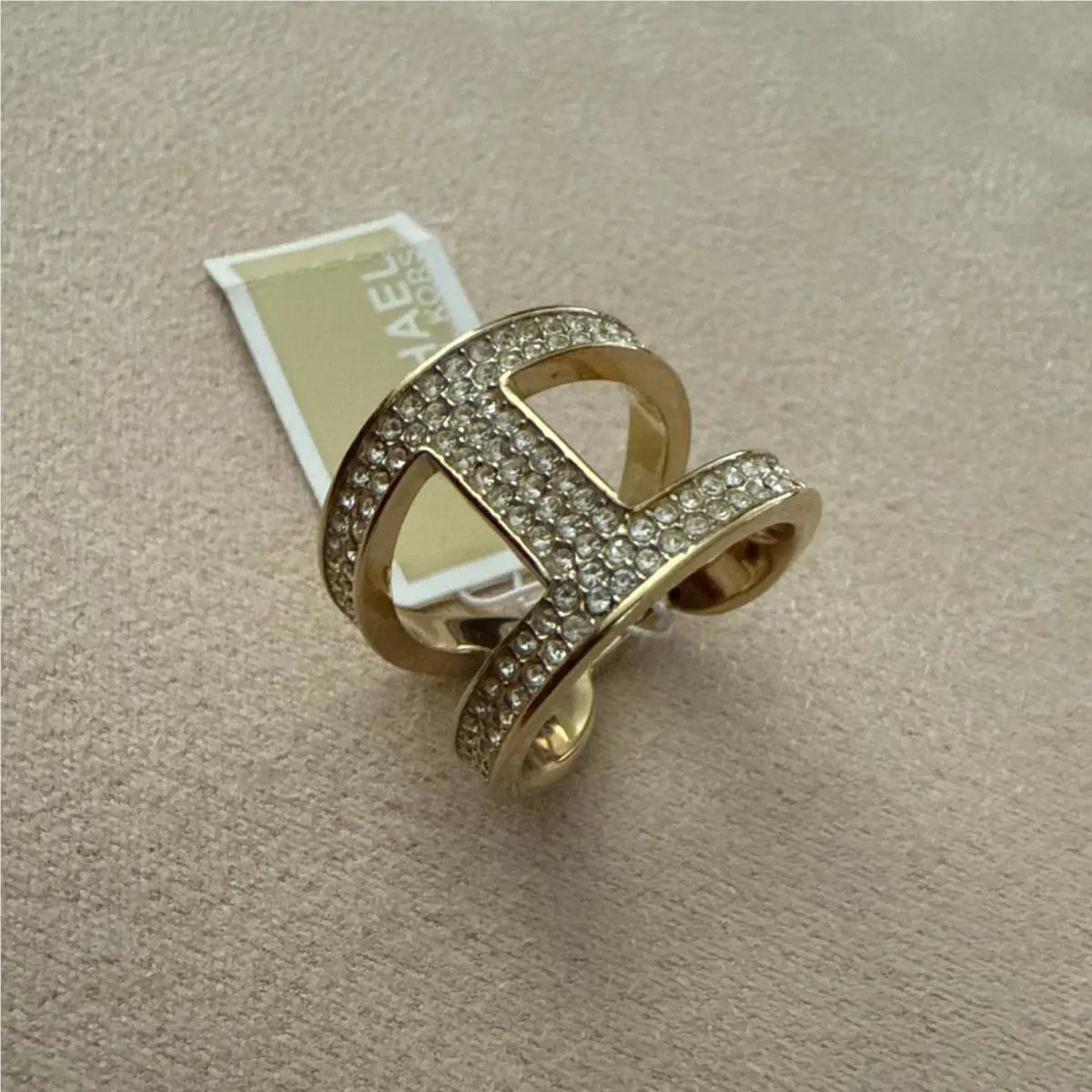 Michael Kors Women`s Maritime Link Ring Gold Ring 8