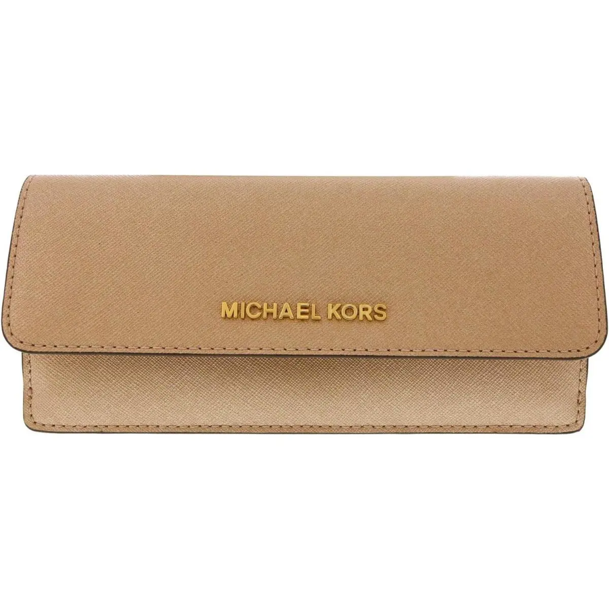 Michael Kors Jet Set Travel Saffiano Leather Slim Flat Wallet Rose Gold/ballet - Ballet - Rose Gold