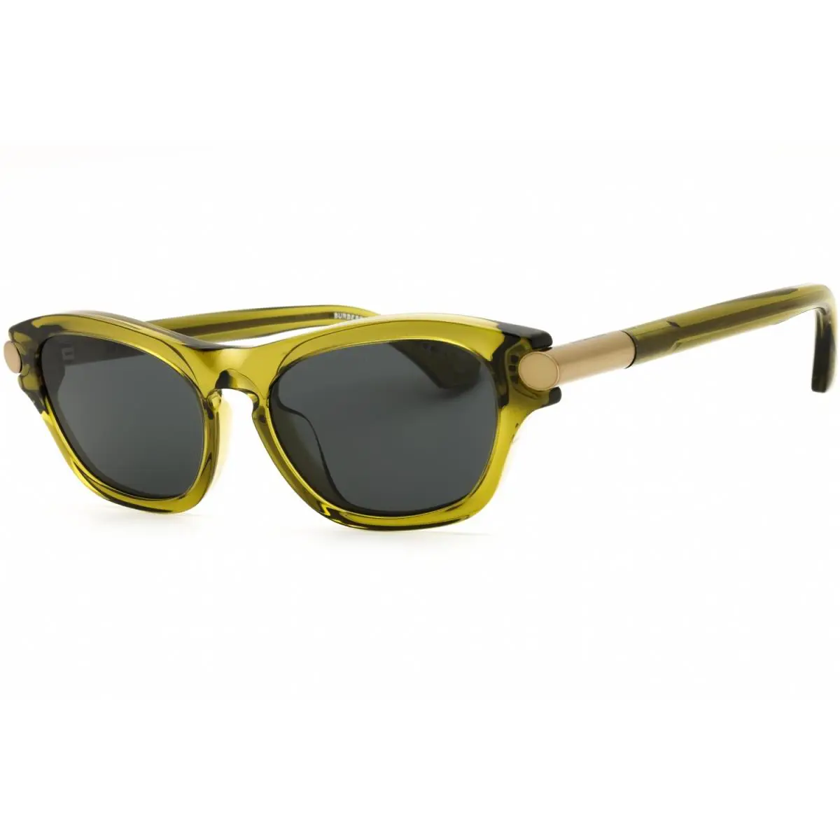 Burberry BE4430U 411887 Sunglasses Green Frame Dark Grey Lenses 55mm