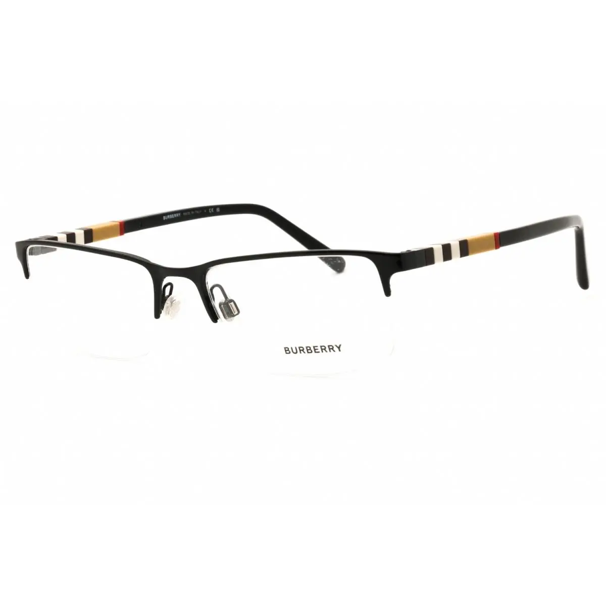 Burberry BE1282 Eyeglasses Eye Glasses 1001 Black 55mm Men