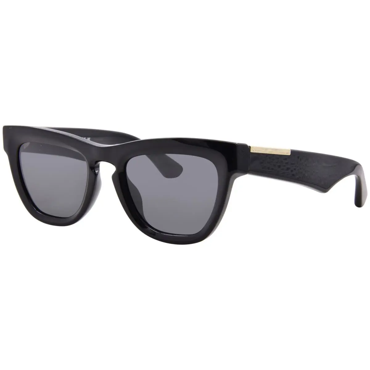 Burberry BE4415U 300187 Sunglasses Women`s Black/dark Grey Square Shape 52mm