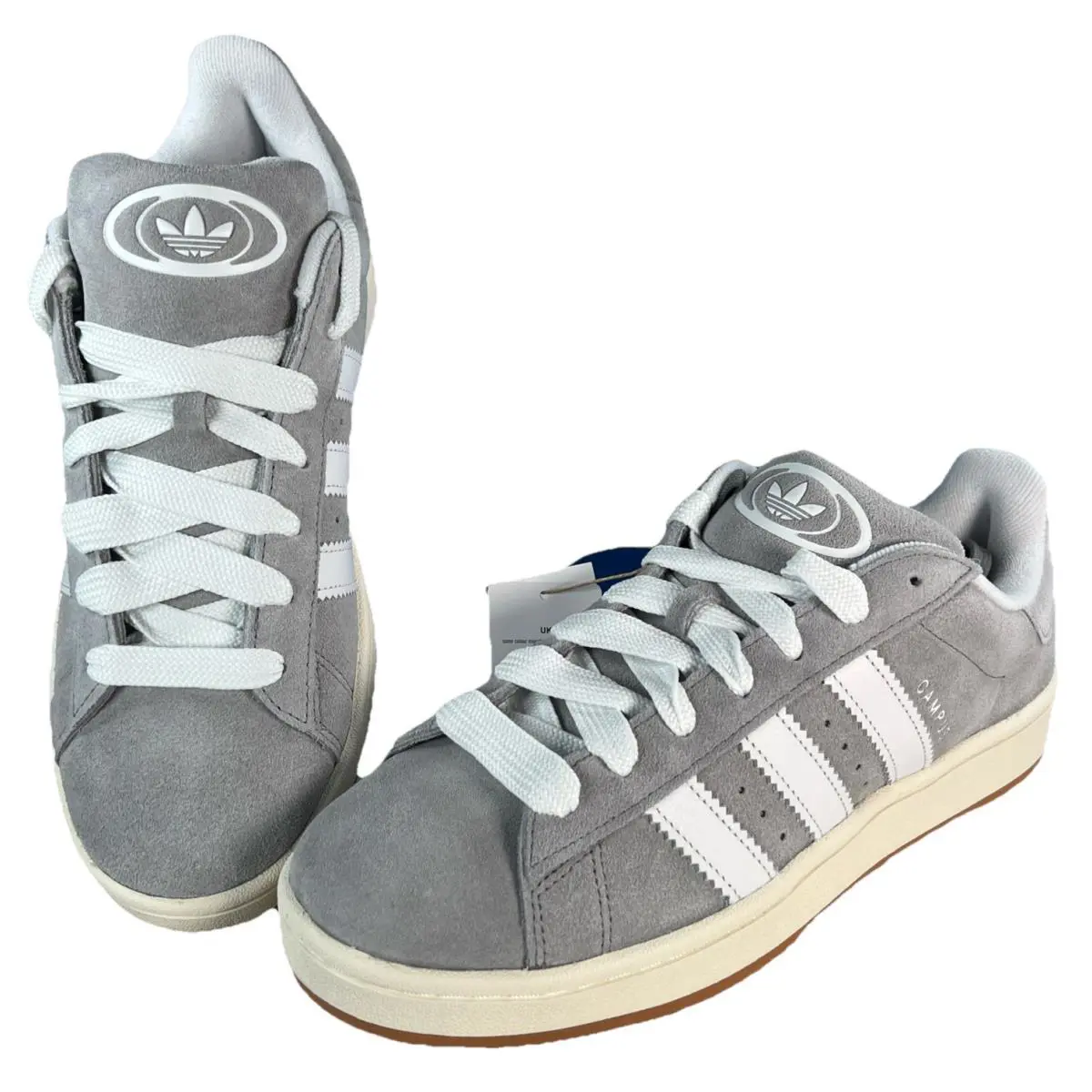 Adidas Campus 00s Sneakers Running Shoes Mens 11.5 Gray/white Suede + Box