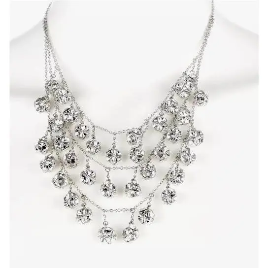 Kate Spade York Lady Marmalade Mini Charm Triple Strand Necklace W1335