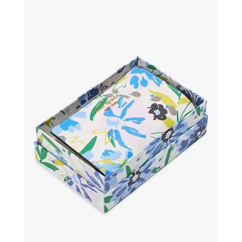 Kate Spade Boxed Madison Floral Medium Bifold Wallet Retail