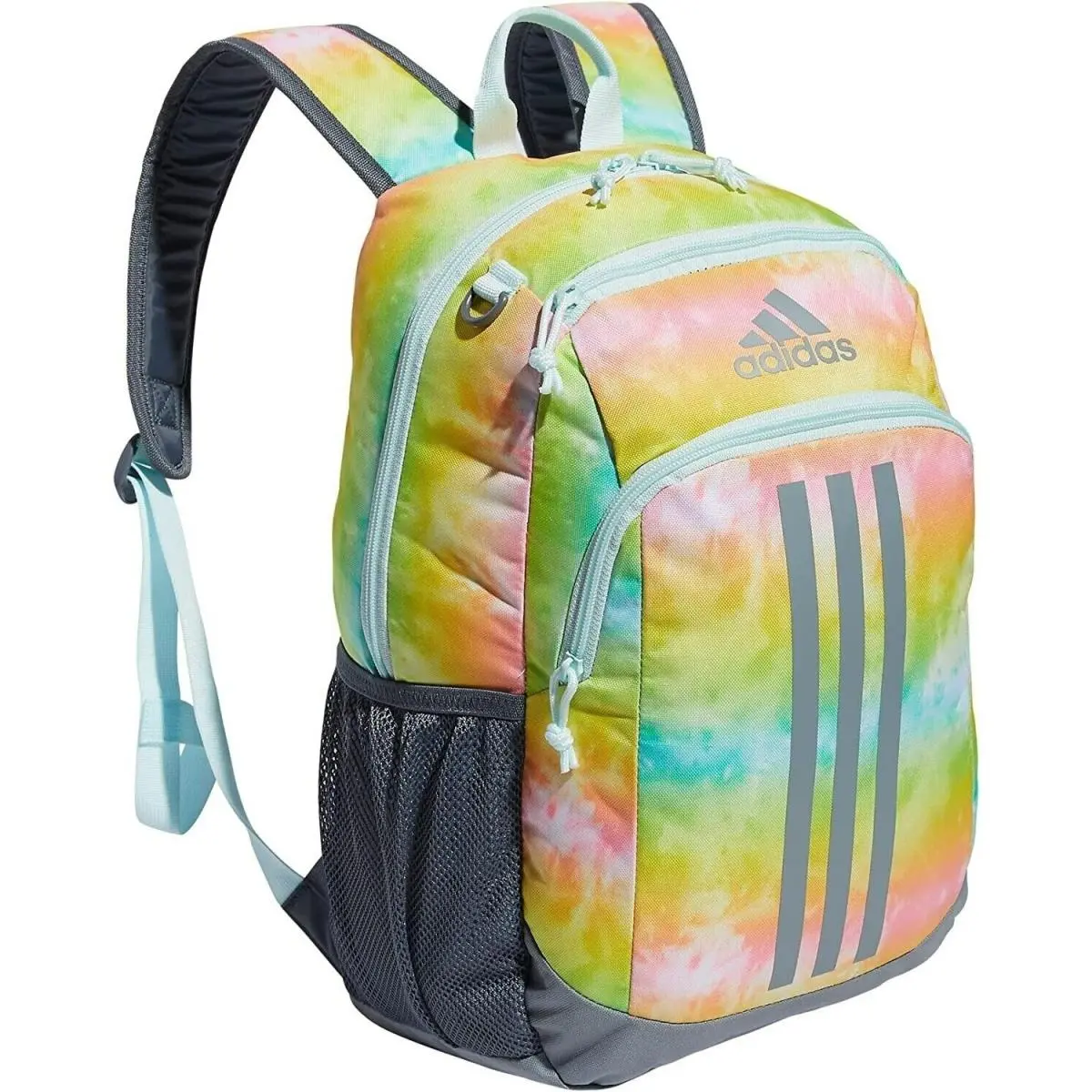Adidas Back to School Bts Creator Backpack Stone Wash Rainbow /grey/almost Blue