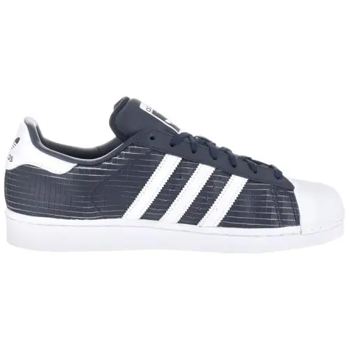 Adidas Originals Superstar Sneakers Mens Size US 8 Black White Shell Toe Stripes