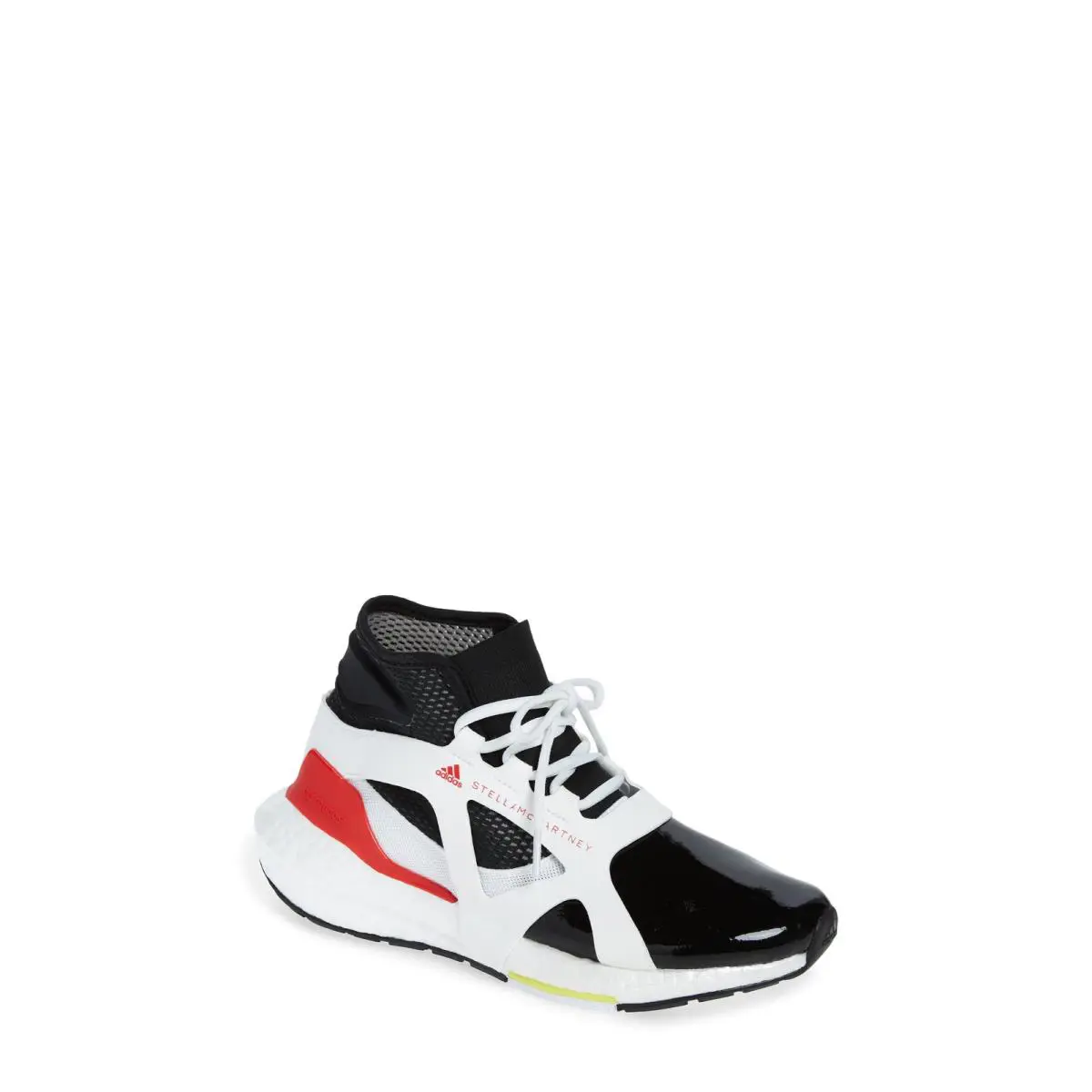 Adidas Women Stella Mccartney Ultraboost 21 Sneakers White/black/red Size 6