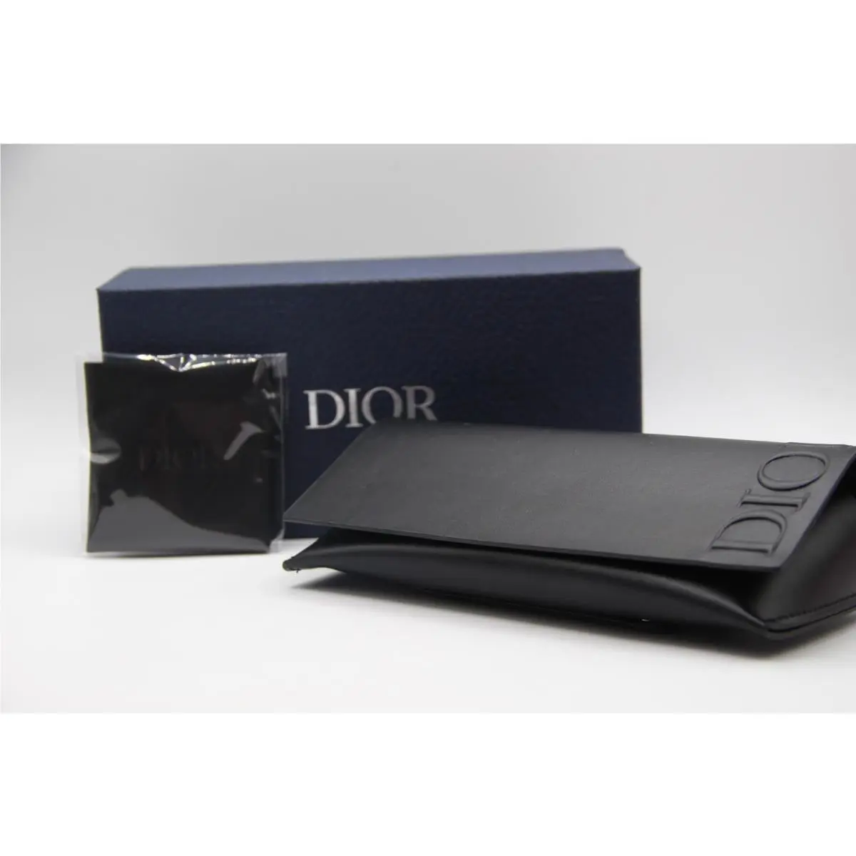 Christian  Black Eyeglasses Sunglasses Case W/cloth Box by Dior