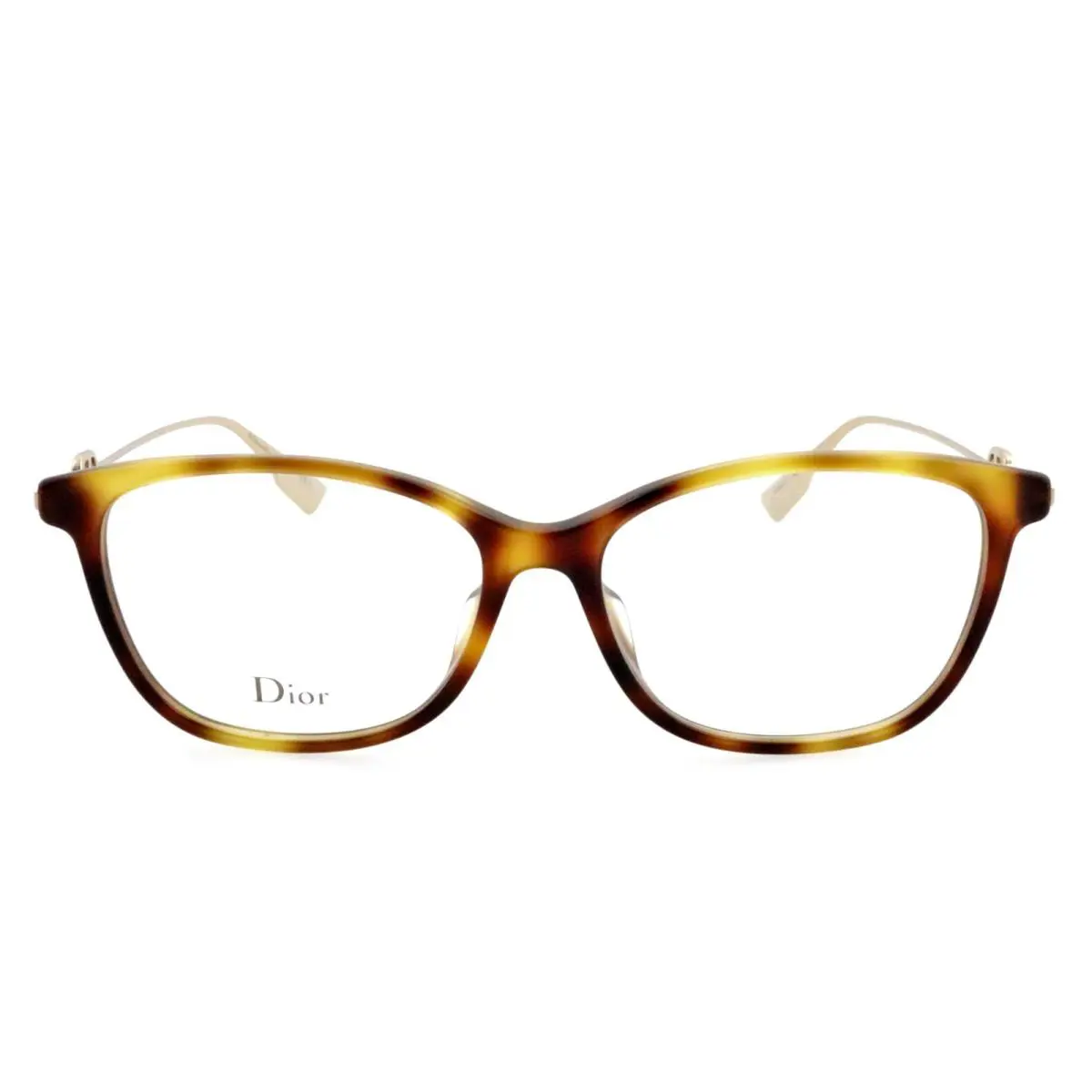 Christian Dior DiorSightO1F 086 51mm Havana Gold Eyeglasses Frames Italy - Frame: Brown