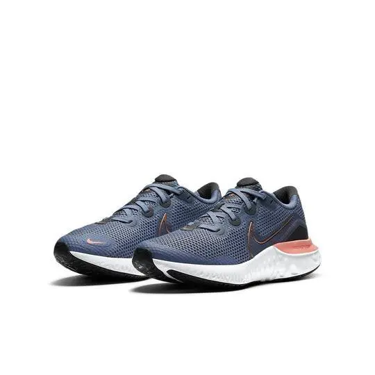 Nike Renew Run CT1430-418 Sneakers Kids US 4 World Indigo Running Shoes GBNC1252 - Blue