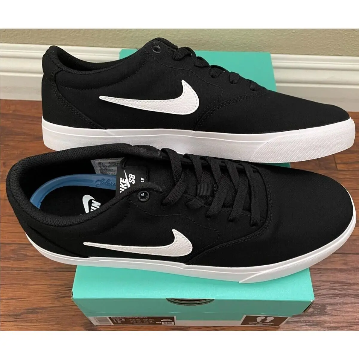 Nike shoes - Nike SB Charge - Charge - Black White 10