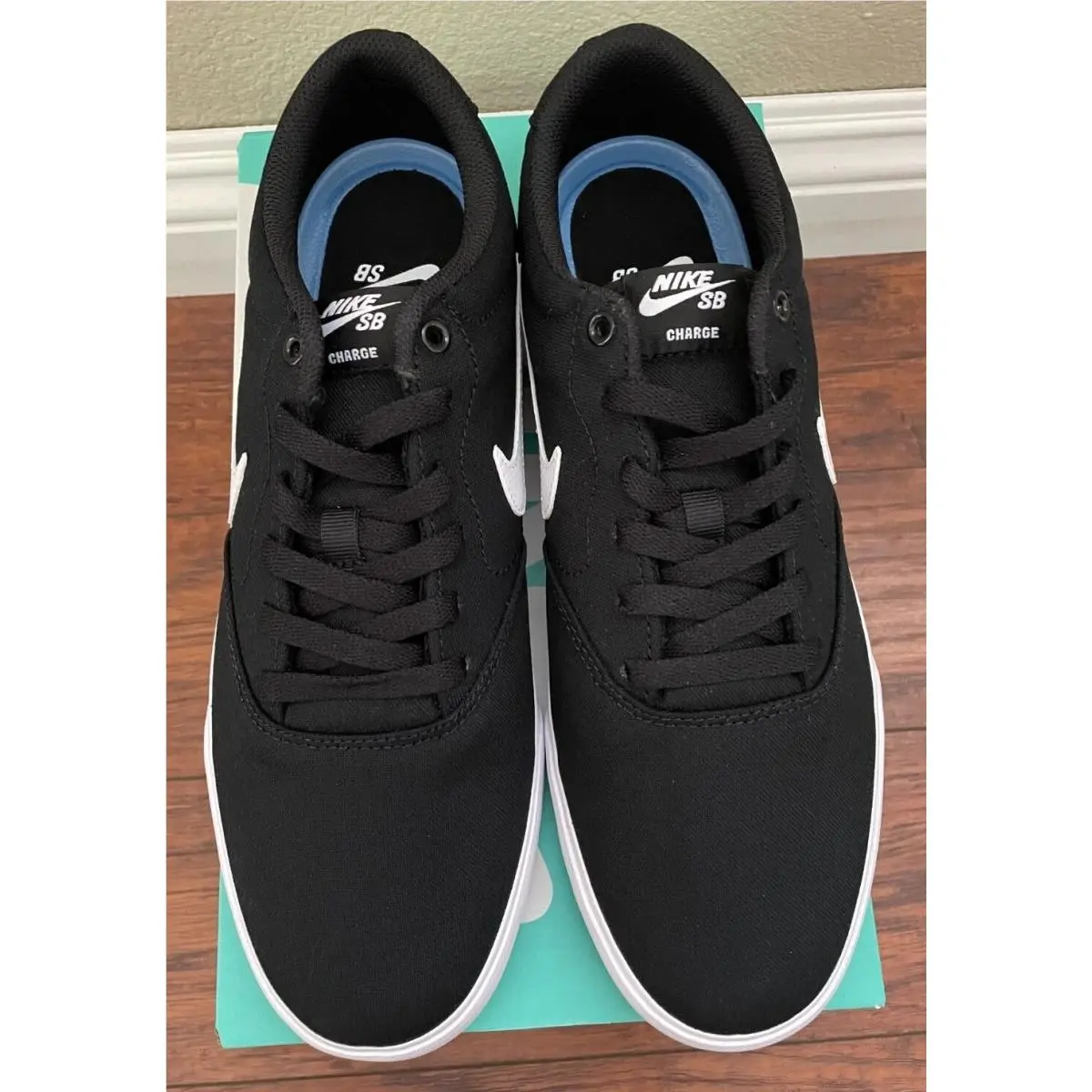 Nike shoes - Nike SB Charge - Charge - Black White 14