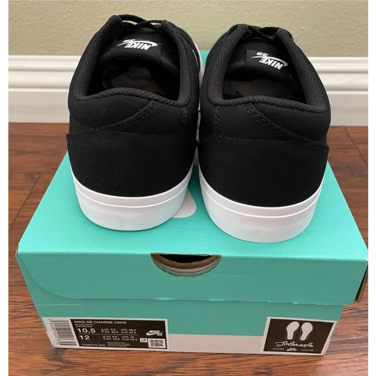 Nike shoes - Nike SB Charge - Charge - Black White 16