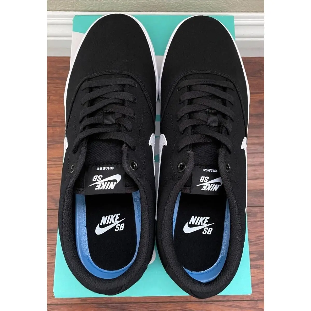 Nike shoes - Nike SB Charge - Charge - Black White 19