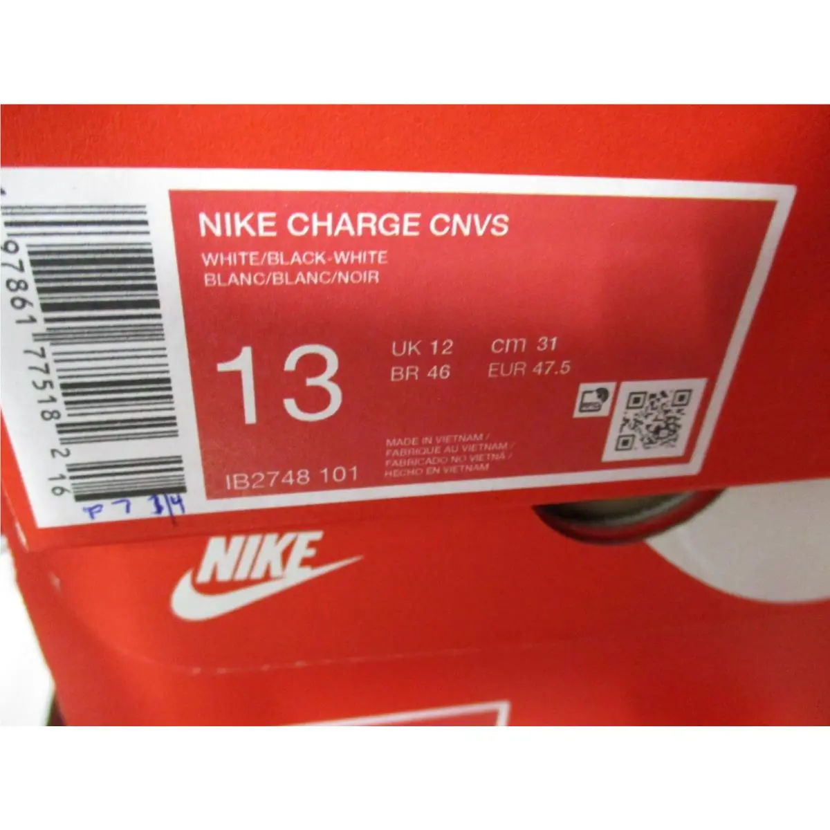 Nike shoes - Nike Charge Canvas - Charge Canvas - IB2748-101 - White 7