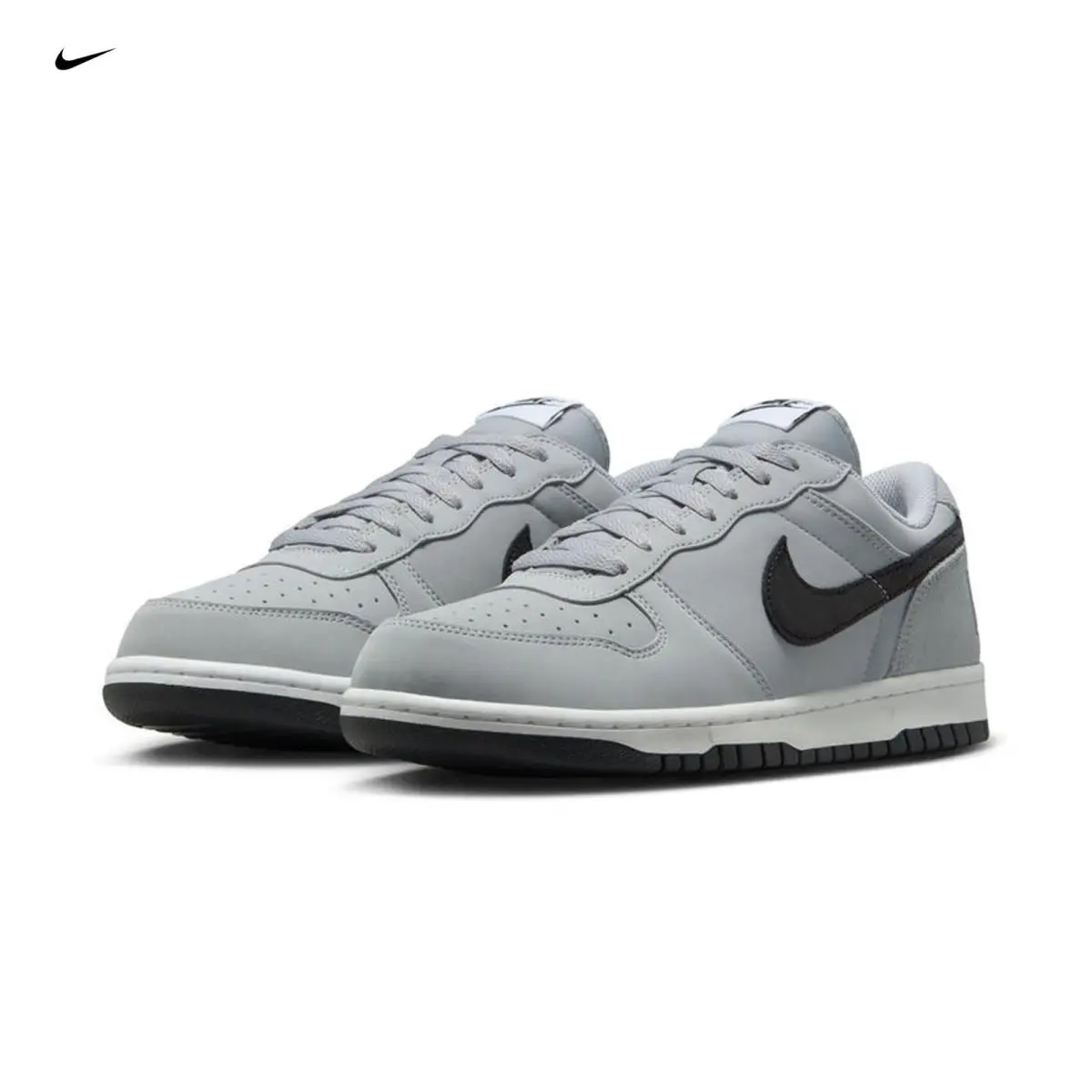 Nike Big Low Lux Wolf Grey Casual Shoes 854166-006 Men`s Size 11