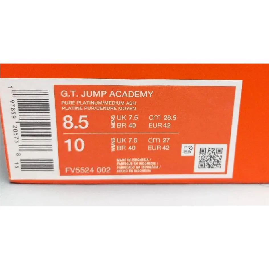 Nike shoes - Nike G.T. Jump Academy - Jump Academy - FV5524-002 - Gray Blue (UPC: 197859205738) 9