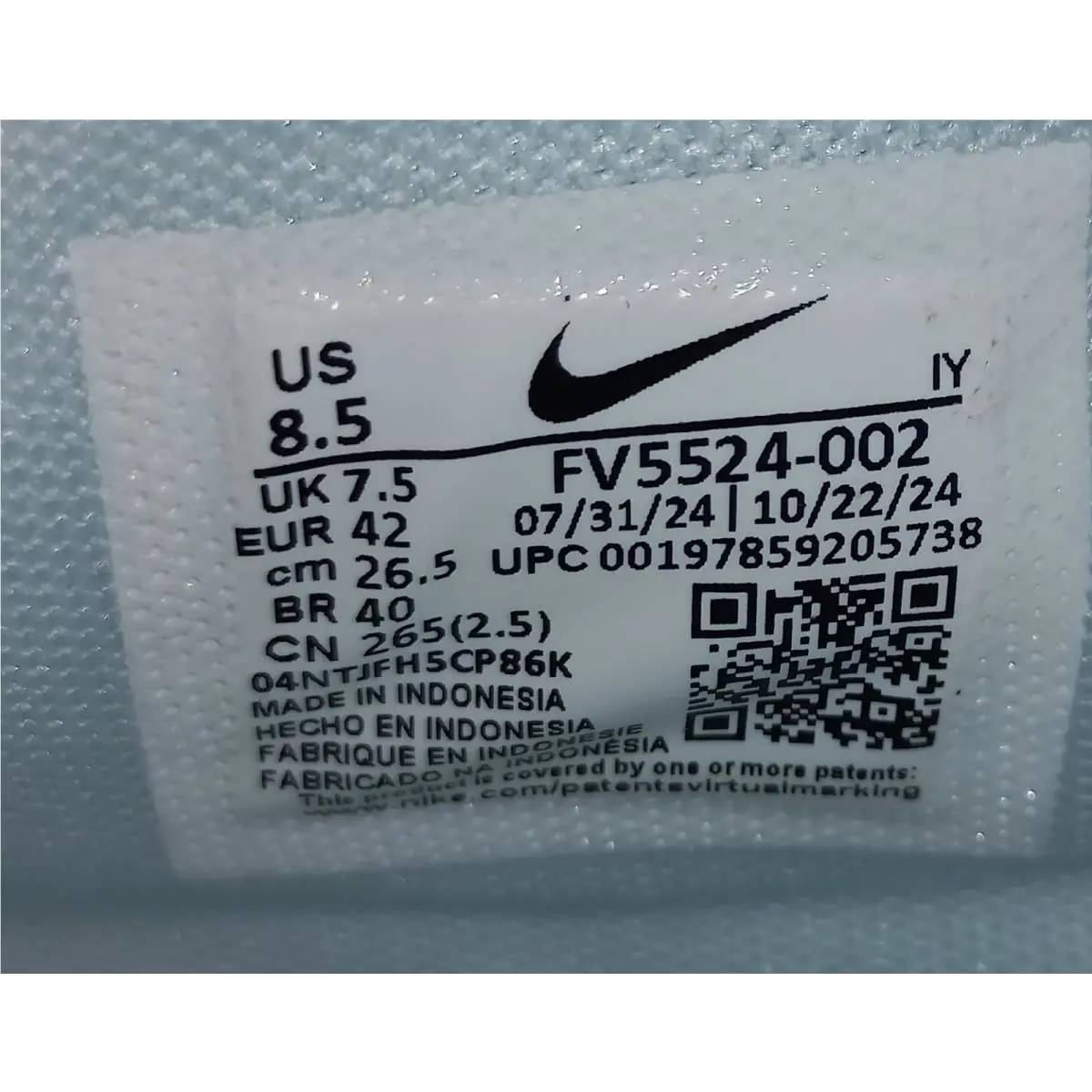 Nike shoes - Nike G.T. Jump Academy - Jump Academy - FV5524-002 - Gray Blue (UPC: 197859205738) 7