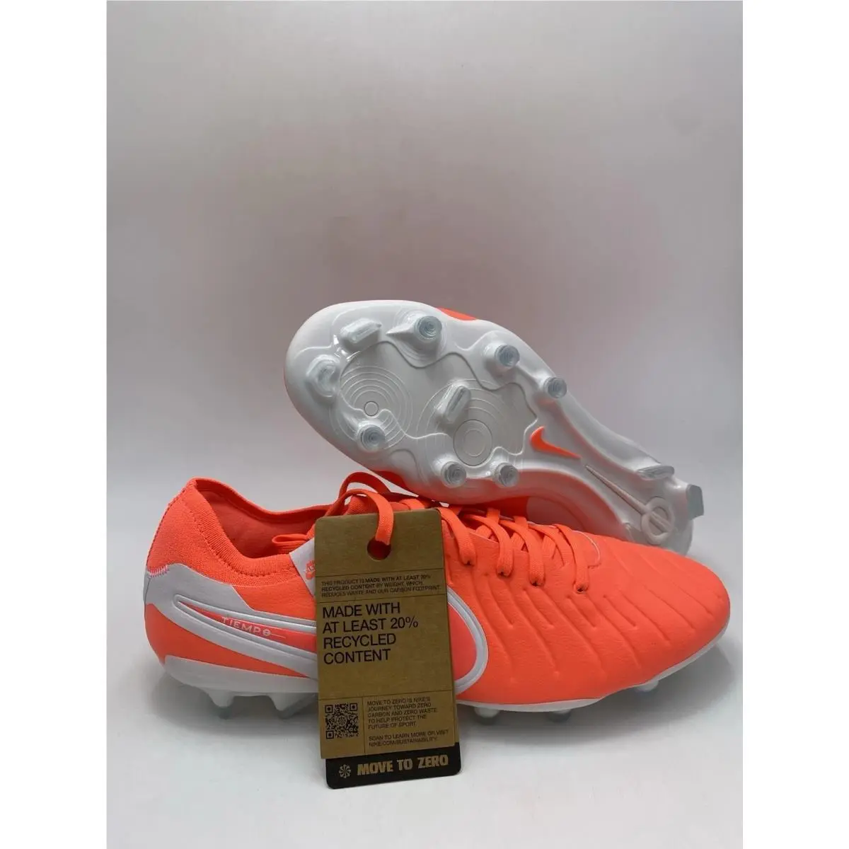Nike Legend 10 Pro FG Hot Lava White DV4333 800 Men`s Size 10