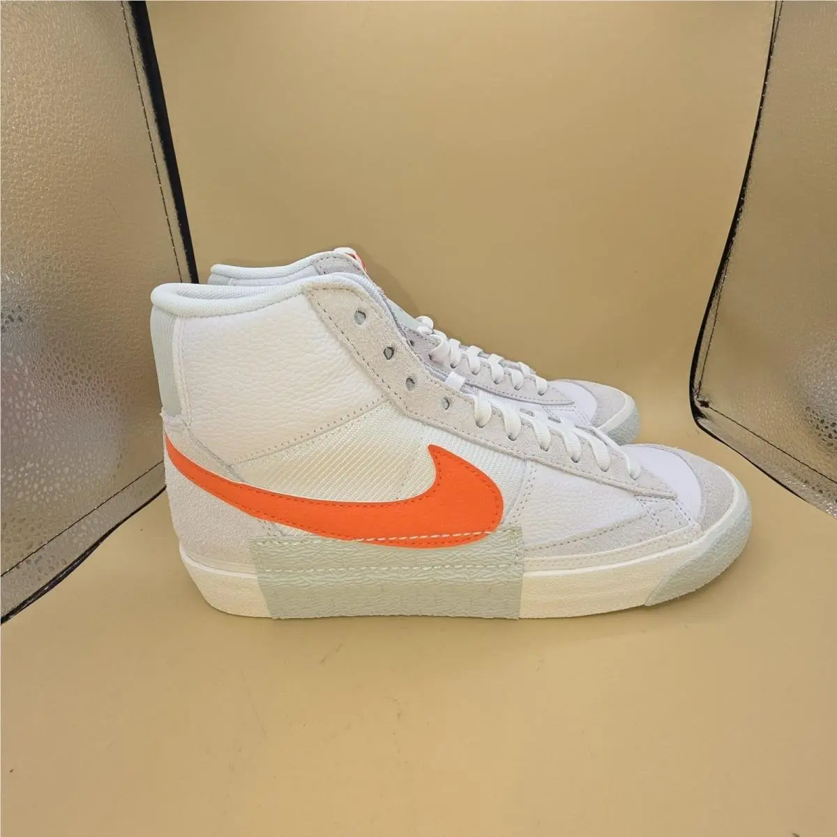 Nike Blazer Mid 77 Pro Club Remastered White Safety Orange DQ7673-103 Men’s Size