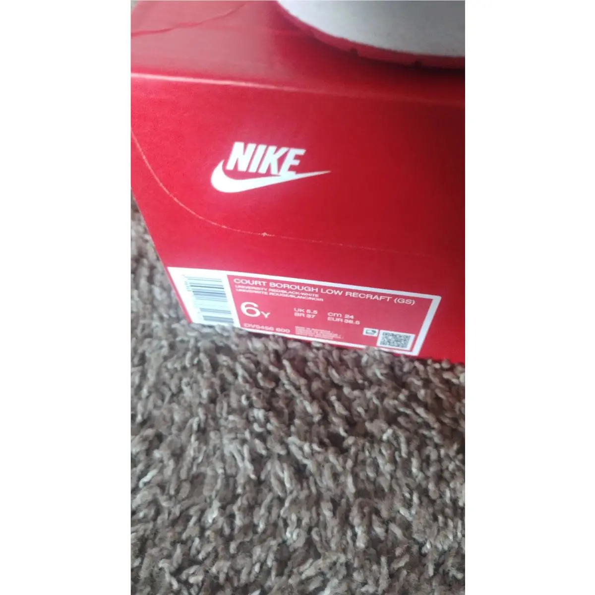 Nike shoes - Nike Court Borough - Court Borough - DV5456 600 - Red (UPC: 196968173747) 5