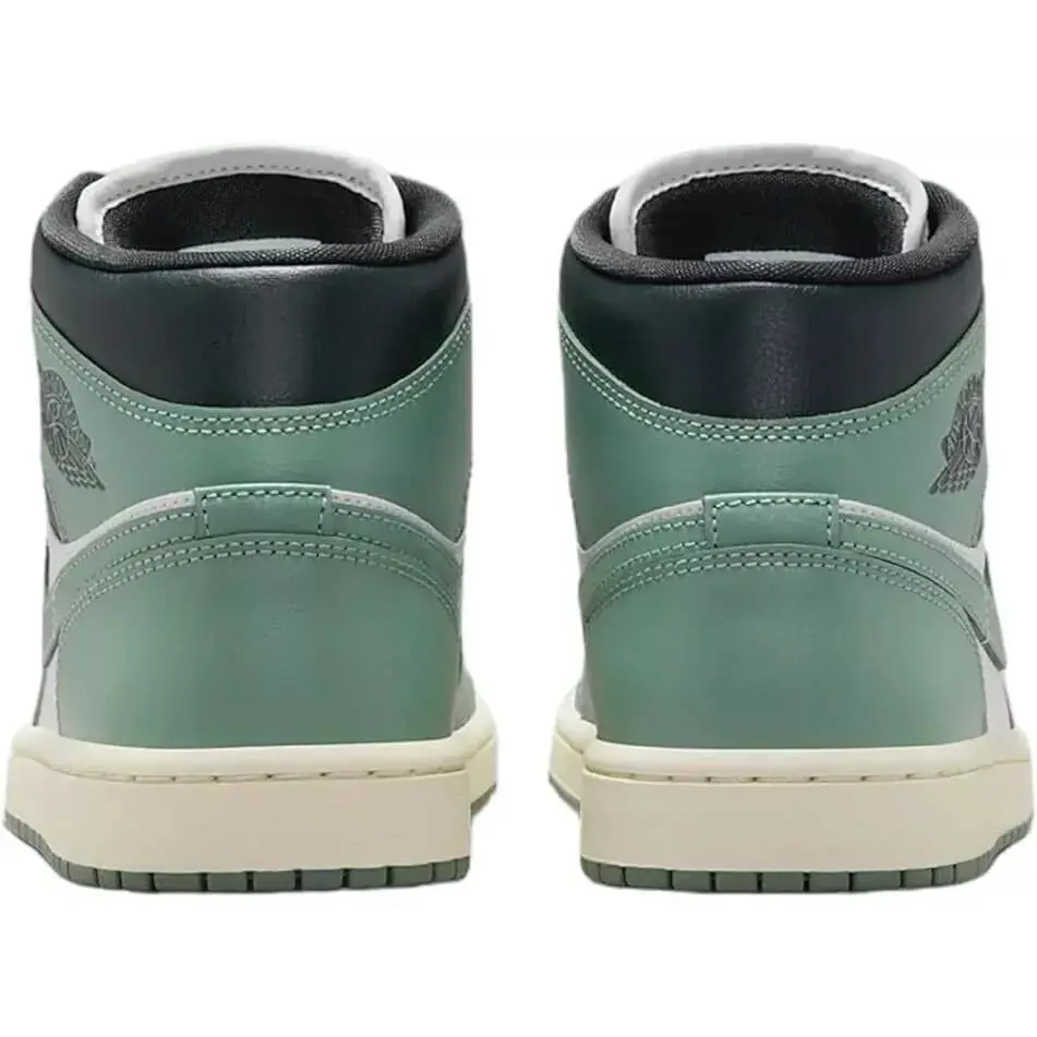 Nike shoes - Air Jordan 1 Mid - Air Mid - BQ6472-130 - Sail/Jade Smoke-anthracite (UPC: 197593844897) 2