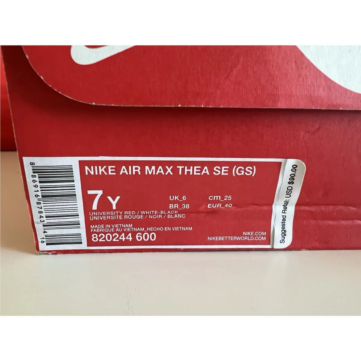 Nike shoes - Air Max Thea SE - Air Max Thea - Red 5