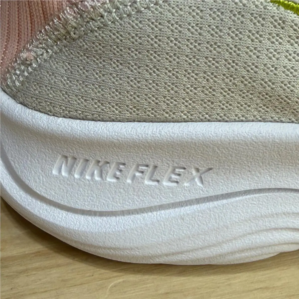 Nike shoes - Nike Flex Run - Flex Run - DD9283-004 - Light Bone/Atomic Green 6
