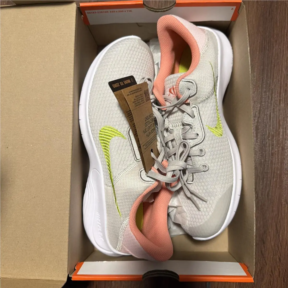 Nike shoes - Nike Flex Experience - Flex Experience - DD9283-004 - Ivory, Manufacturer: Light Bone/Atmosphere/Crimson Bliss/Atomic Green 0