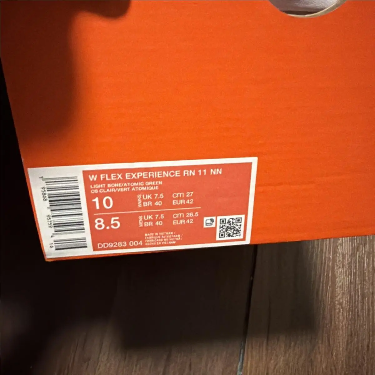 Nike shoes - Nike Flex Experience - Flex Experience - DD9283-004 - Ivory, Manufacturer: Light Bone/Atmosphere/Crimson Bliss/Atomic Green 3