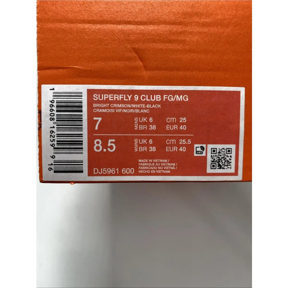 Nike shoes - Nike Superfly 9 - Superfly - DJ5961-600 - Black (UPC: 196608162599) 6