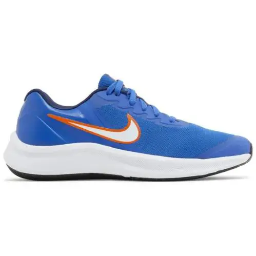 Nike Star Runner 3 Blue/white/black DA2776-403 Youth Size 7y - Blue